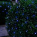 Solar Indoor Outdoor LED 125 String Blue Lights Accent Decor, Police, Birthday Party, Christmas, Holiday, Patio, Garden, Fences Easy Set Up