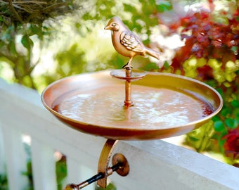 Birdbath Bird on a Fountain Bath Dangle Charm for European Bead Slide Bracelets Birdbath Bird on a Fountain Bath Dangle Charm for European Bead Slide Bracelets