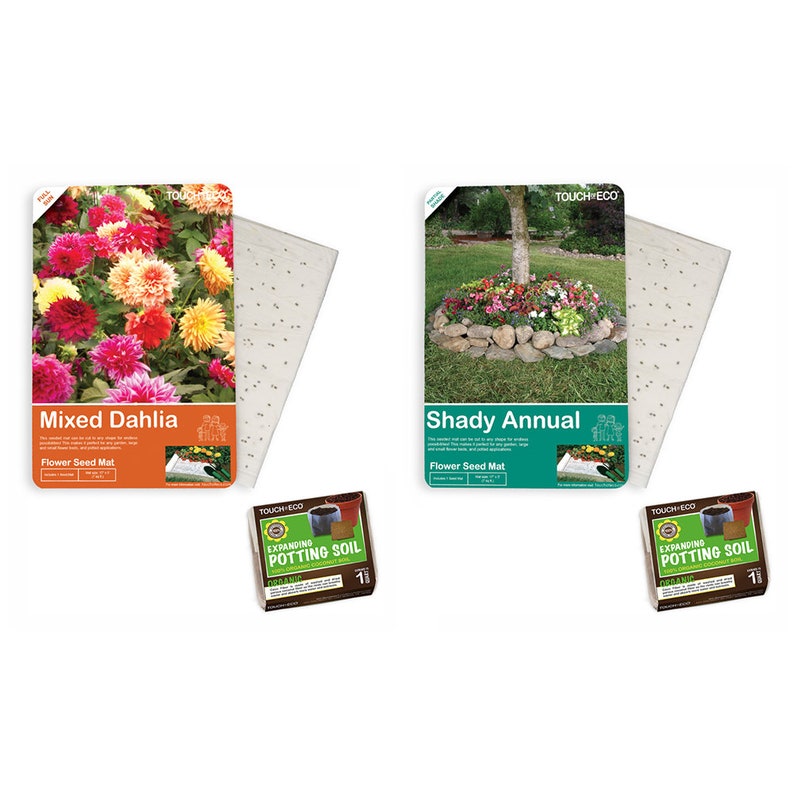 Organic Preseeded Flower Mat W/ Soil Bee & Butterfly Etsy Hong Kong