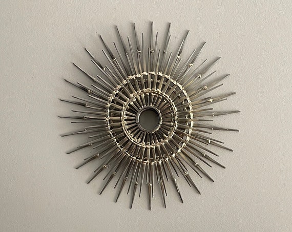 Dancing Gears - Brutalist Mid-Century style Metal Wall Sculpture
