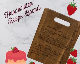 Handwritten Recipe Board