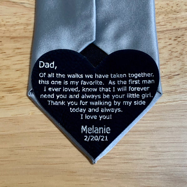 Bridal Tie Patch for Dad