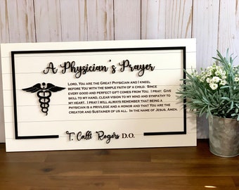 A Physician’s Prayer Sign