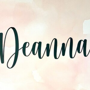 Personalized Acrylic Wall Name Sign: Custom Acrylic Letter Decor