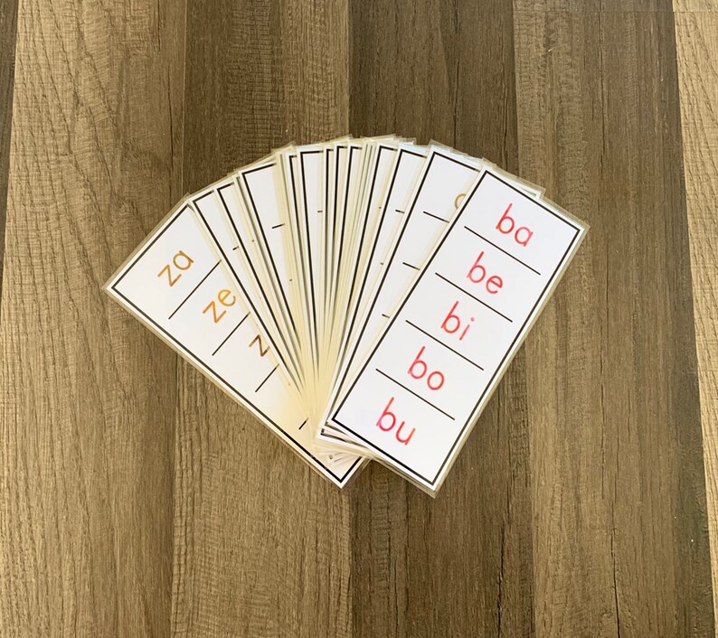 Phonics Flash Cards Reading Practice First Grade Etsy