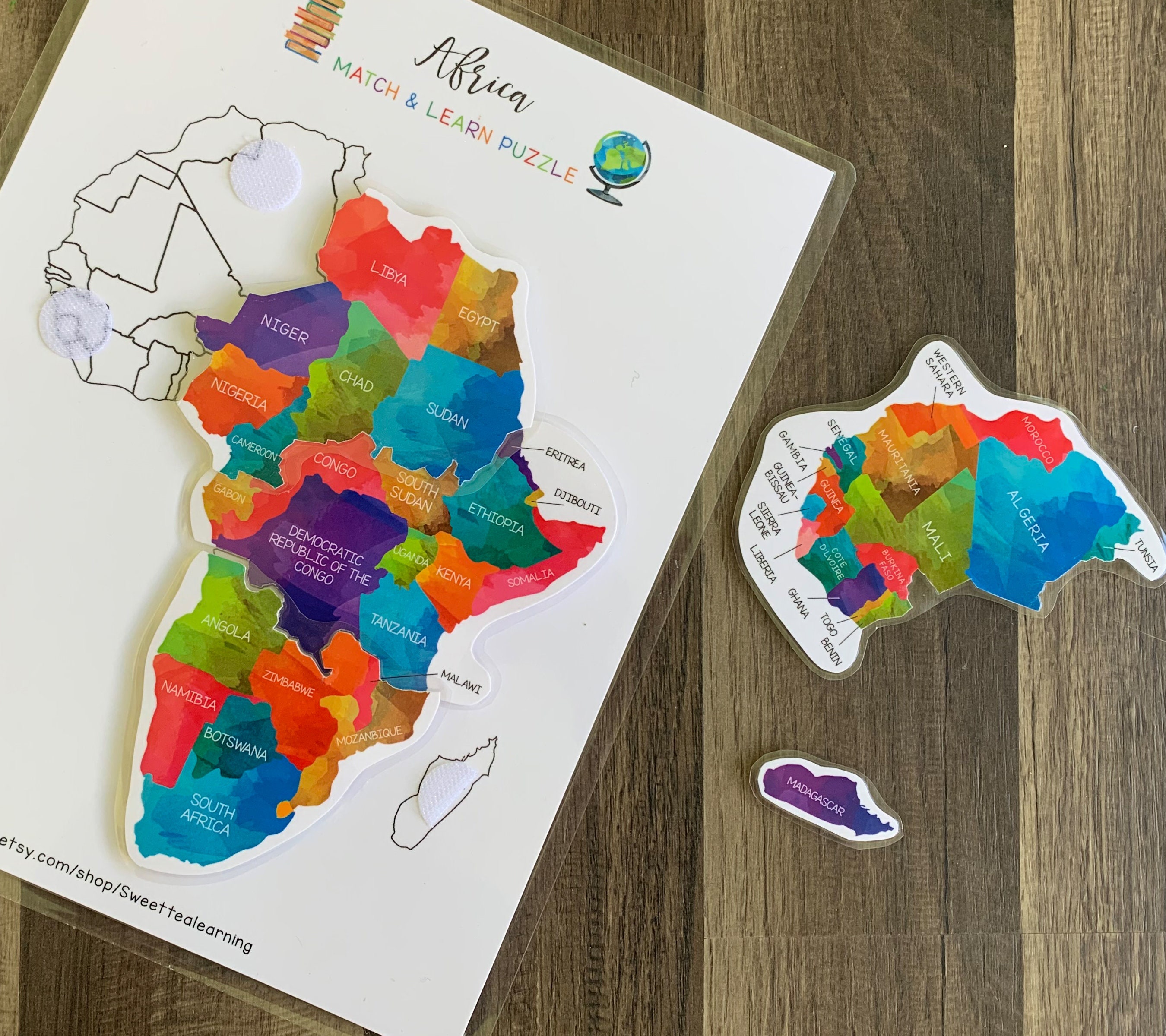 Map Of Africa Worksheet