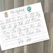 Cursive Letter Tracing Practice - Preschool First and Second Grade ...