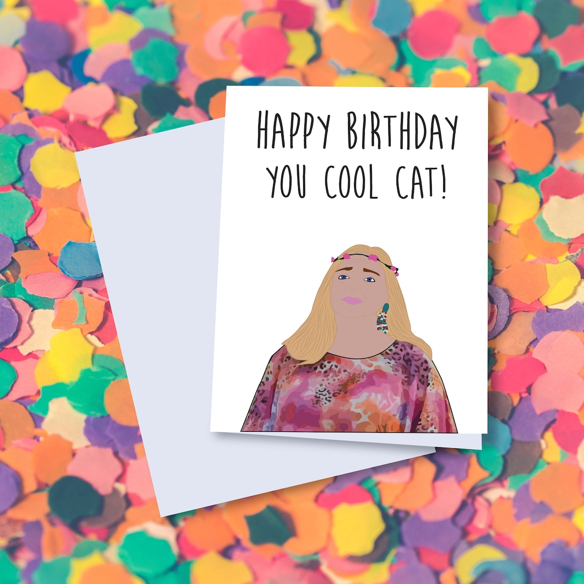 Carole Baskin birthday card Tiger King birthday card Hello | Etsy