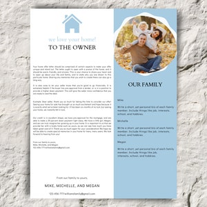 Plantilla de carta de oferta de vivienda, carta editable, carta de oferta de vendedor de comprador de vivienda imprimible, plantilla de Canva de bienes raíces 2022