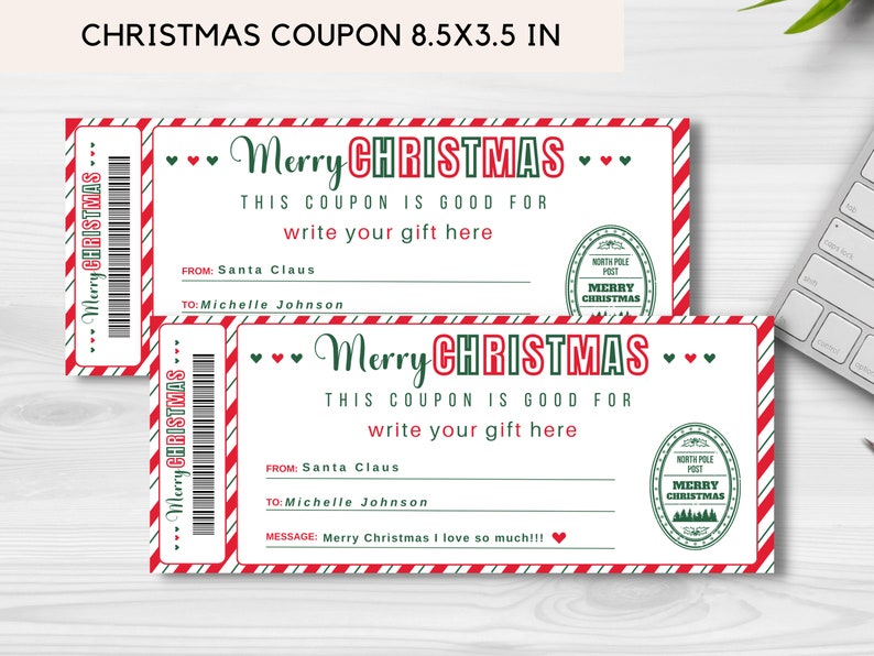 Editable Christmas Coupon Template Printable Christmas Etsy Editable Christmas Coupon Template Printable Christmas Etsy