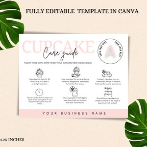 Cupcake Design Instructions Template| Easy to Follow Guide for Stunning Cupcake Decorations |Printable Tips for Perfectly  DIY Cupcake Canva