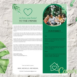 Plantilla de carta de oferta de vivienda, carta editable, carta de oferta de vendedor de comprador de vivienda imprimible, plantilla de Canva de bienes raíces 2022