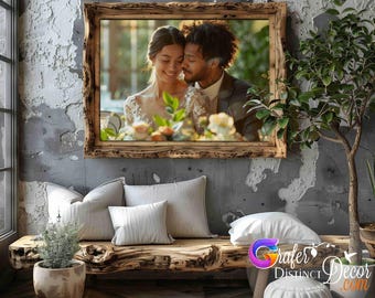 Benutzerdefinierte Foto Leinwand | Personalisierte Wandkunst | Hochzeitsbild