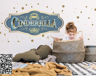 Cinderella Mice Wall Sticker - Etsy