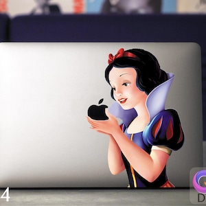 Snow White Macbook Sticker: Apple Decal, Laptop Skin