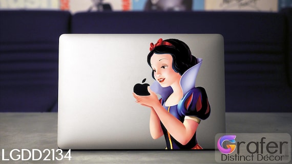 Snow White Macbook Sticker: Apple Decal, Laptop Skin