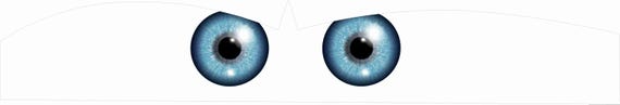 Mc Queen Racing Car Vinyl Decal: Eyes Only