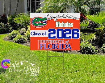 Class of 2026 Signs | Custom Graduation Yard Sign | GRads Yard Signage | Grad Banner