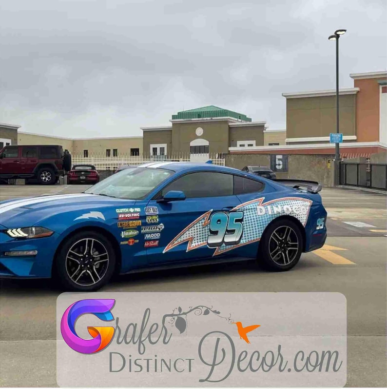 dinoco-lightning-mcqueen-car-decals-racing-car-wrap-etsy