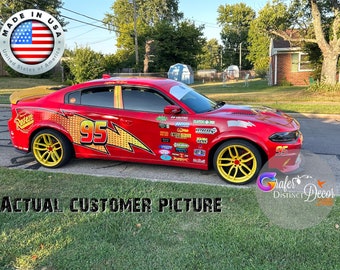 Dinoco Wrap Vinyl Graphic Lightning Mcqueen Decals Jackson 