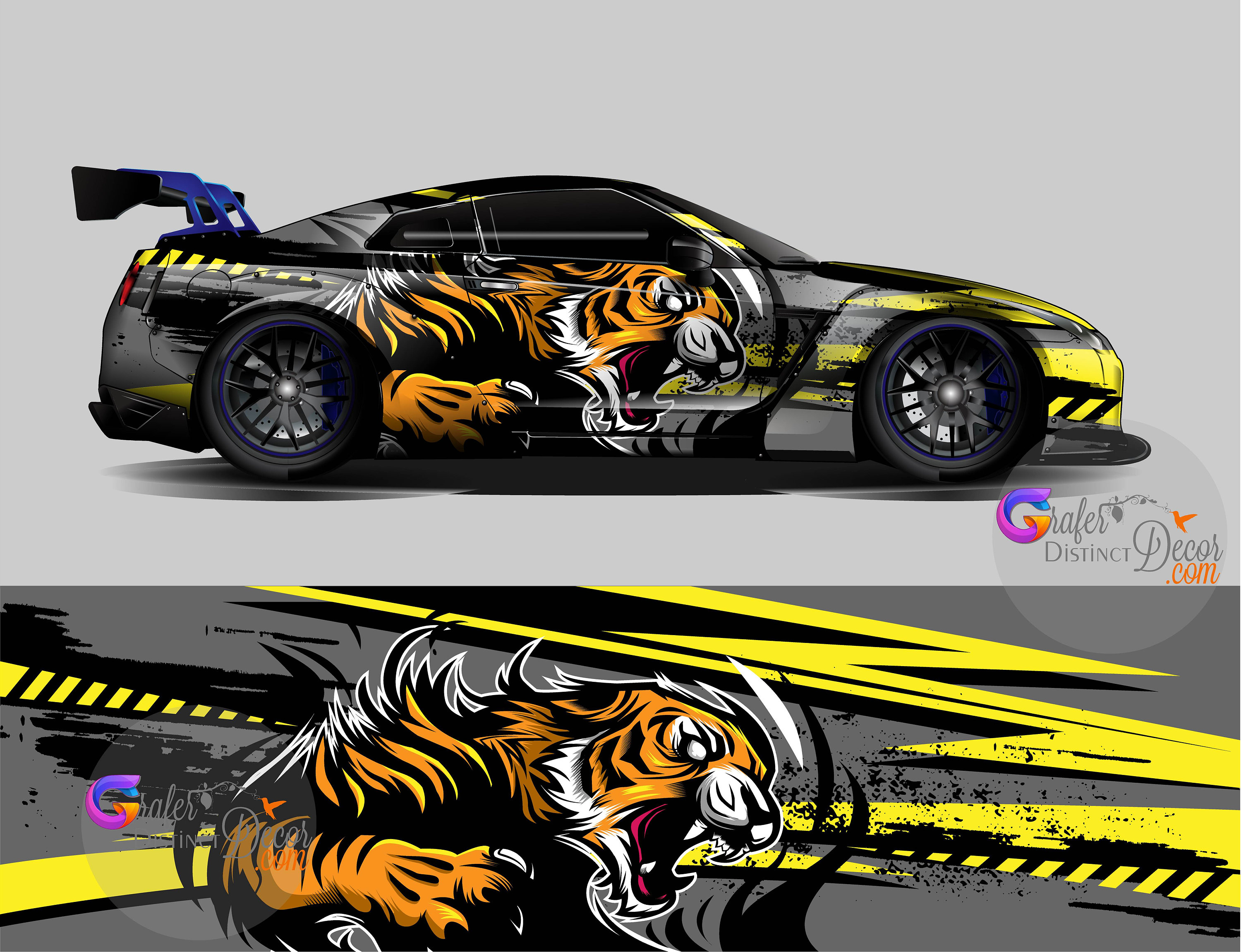 Full car decals discount