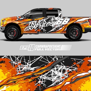 Custom Vehicle Wrap Design: Vinyl Graphic Decal - Mockup & Quote