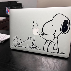 Snoopy MacBook Decals - Etsy
