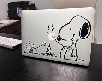 Snoopy MacBook Decal – Protective Laptop Skin | Laptop Sticker, small gift