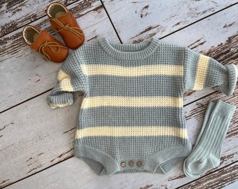 Trui-outfit voor babyjongen | Chique outfit voor babyjongen | Wintertrui voor babyjongen | babyjongensweater voor Pasen