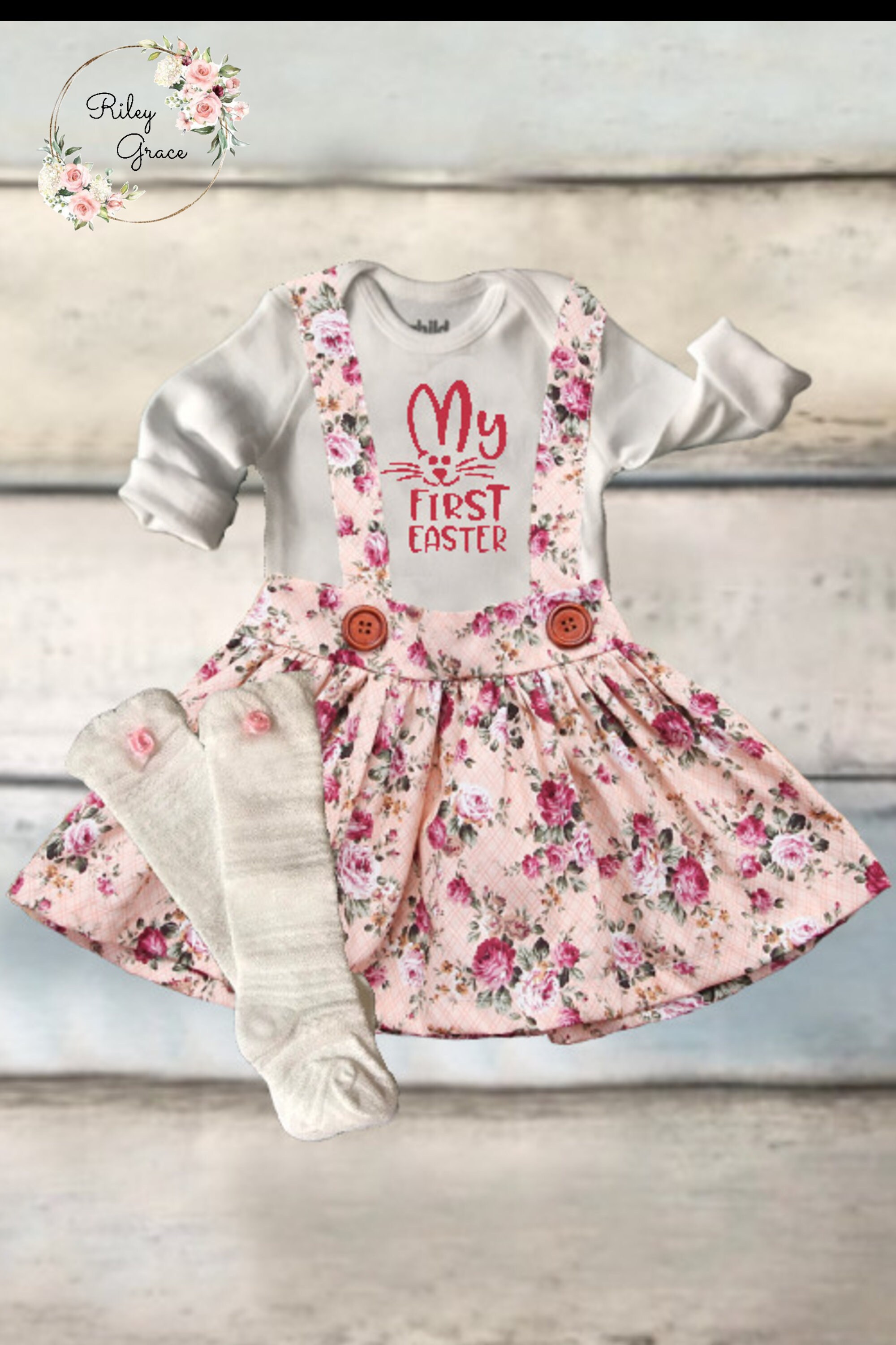 Girl Toddler Easter Dress Baby Easter Outfit Baby Spring Outfit