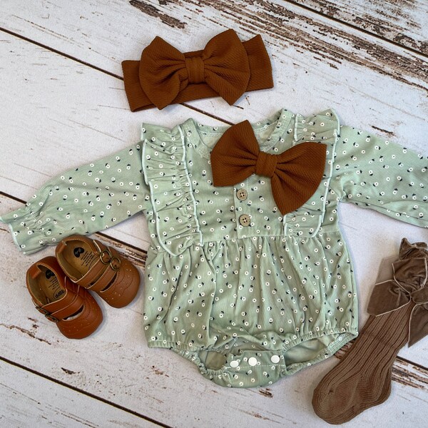 Olive Green Baby Clothes Etsy