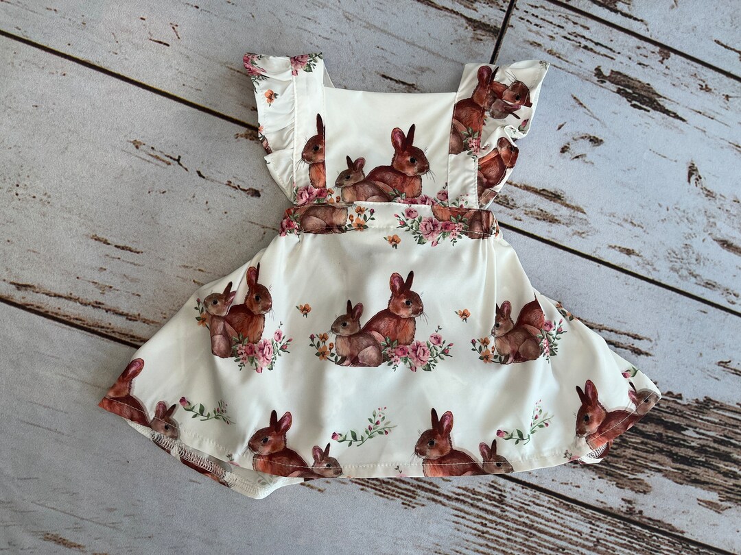 First Easter Dress Baby Girl Easter Outfit Baby Bunny Etsy