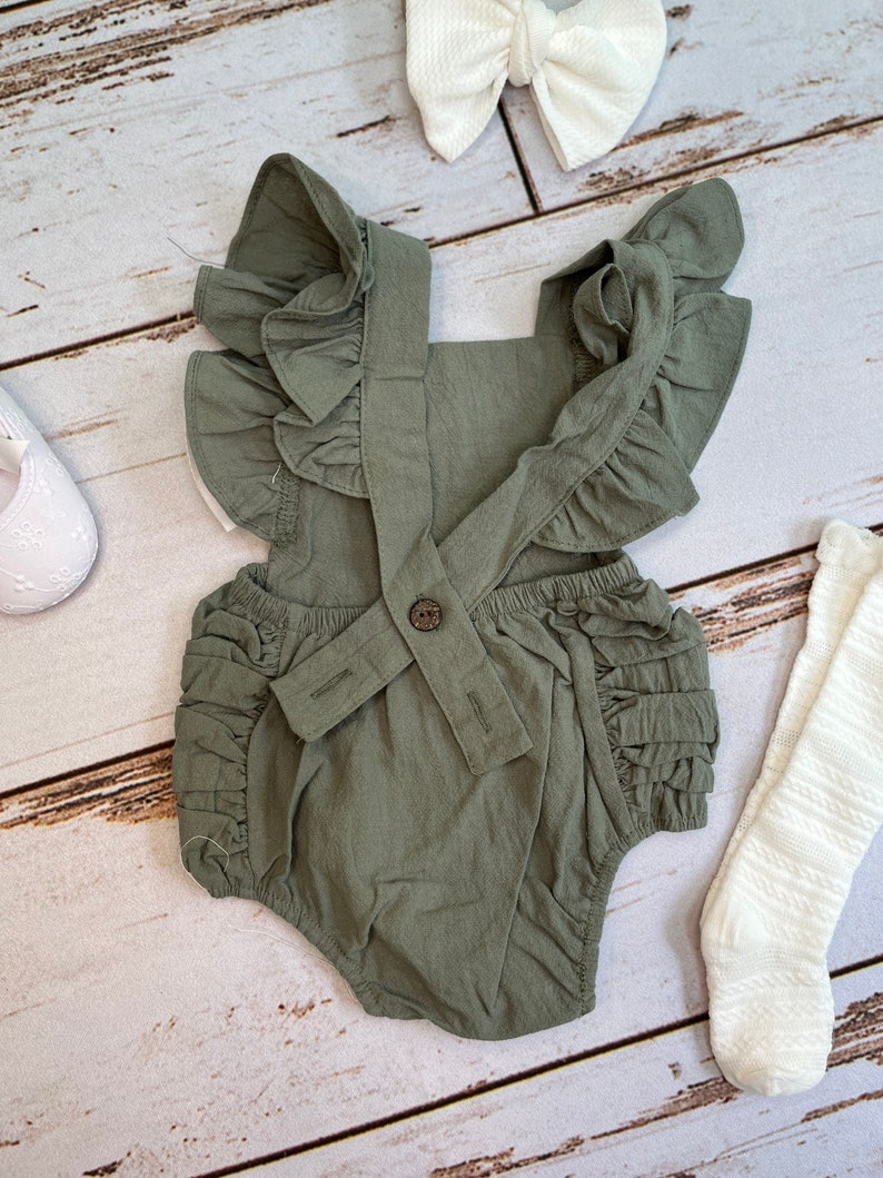 Baby Girl Boho Romper Boho 1st Birthday Outfit One Etsy