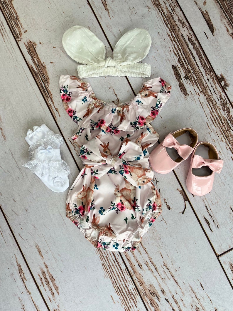 Baby Easter Outfit Easter Romper Baby Girl Toddler Girl Etsy