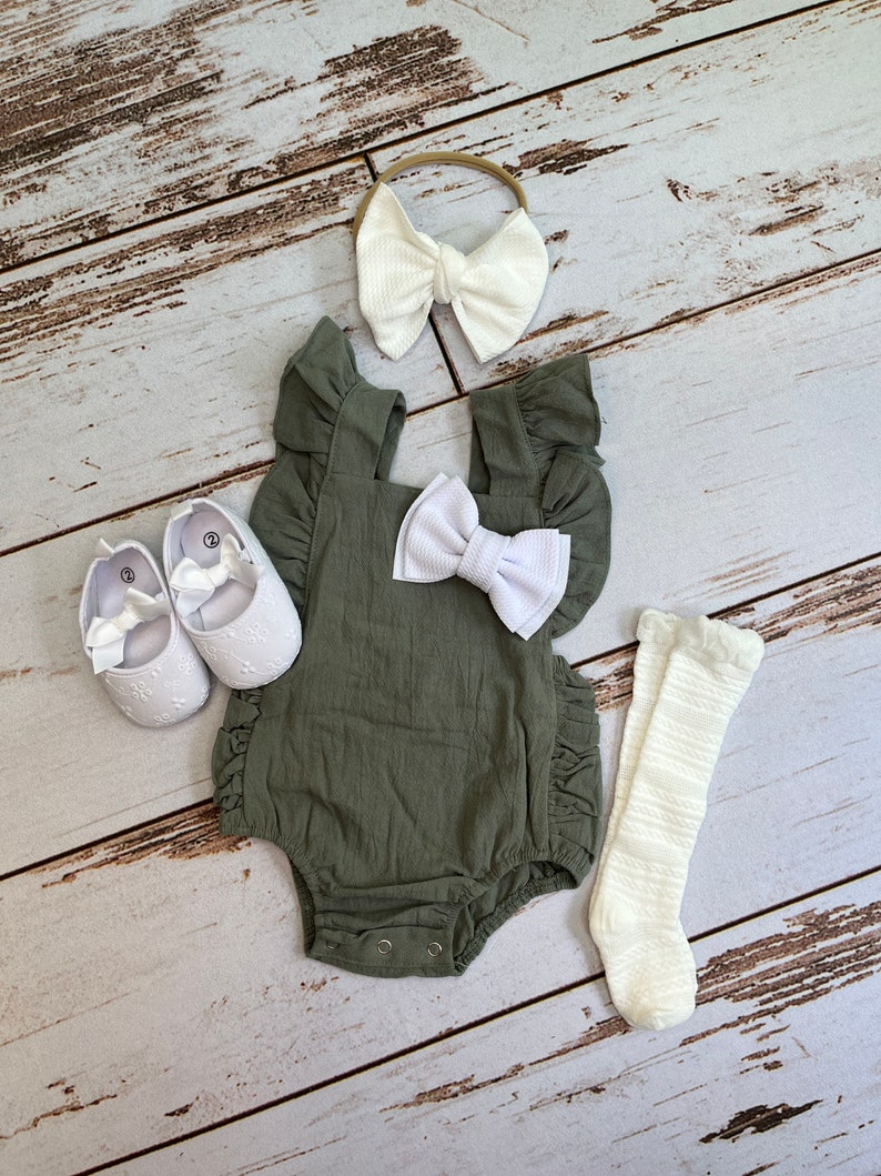 Baby Girl Boho Romper Boho 1st Birthday Outfit One Etsy