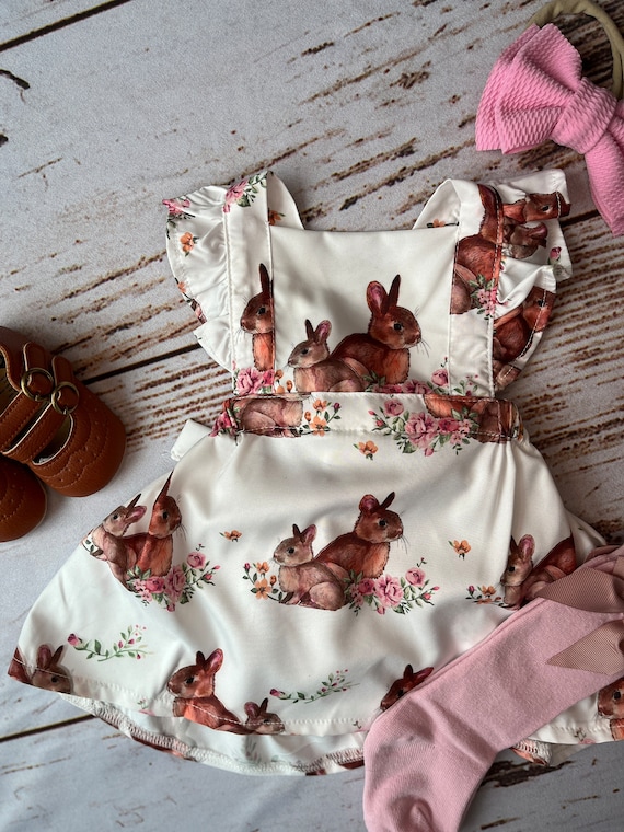 princess polly baby blue dress Baby Easter dress | Easter baby girl bunny dress