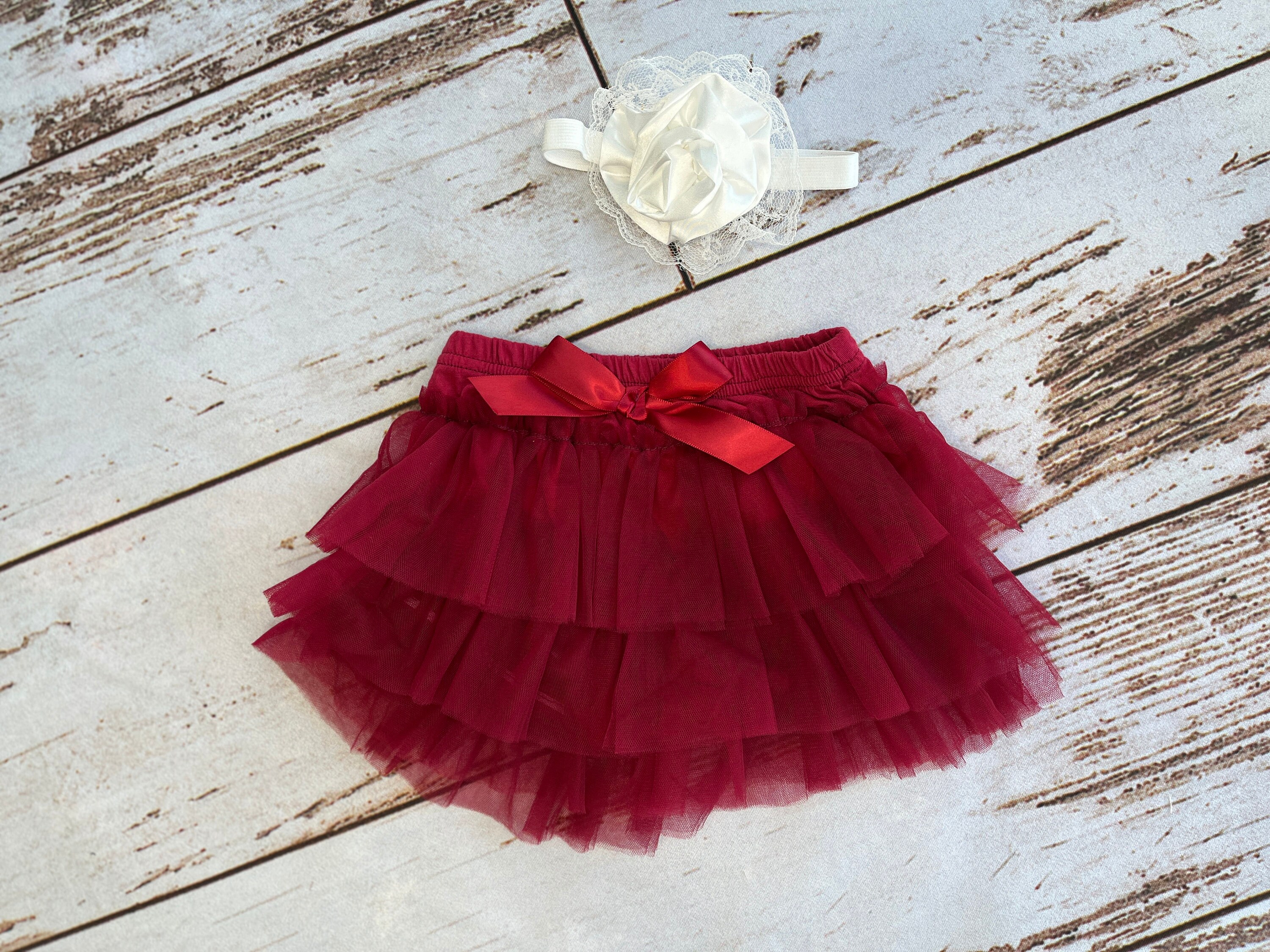 Maroon clearance baby skirt