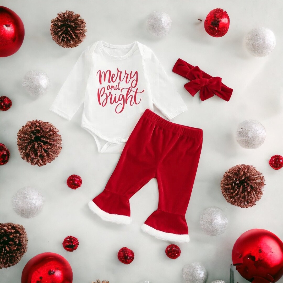 Toddler Girl Christmas Clothes Newborn Baby Girl Clothes Etsy