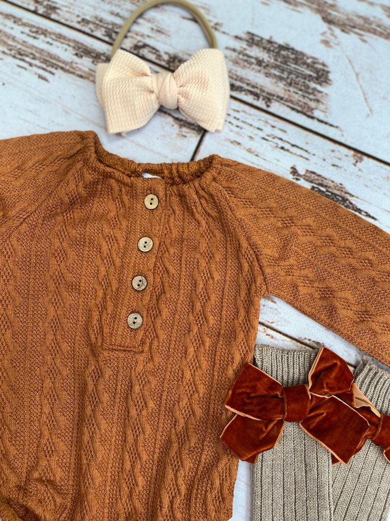Baby Girl Fall Clothes Toddler Girl Clothes for Fall Brown Etsy