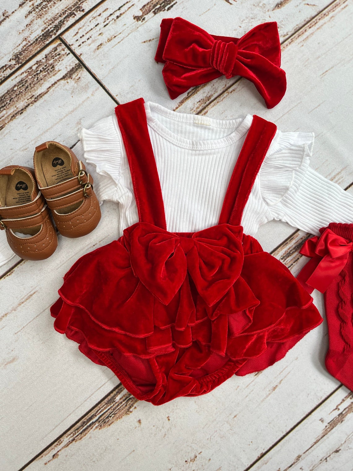 Toddler Girl Outfit Baby Girl Christmas Clothes Toddler Etsy
