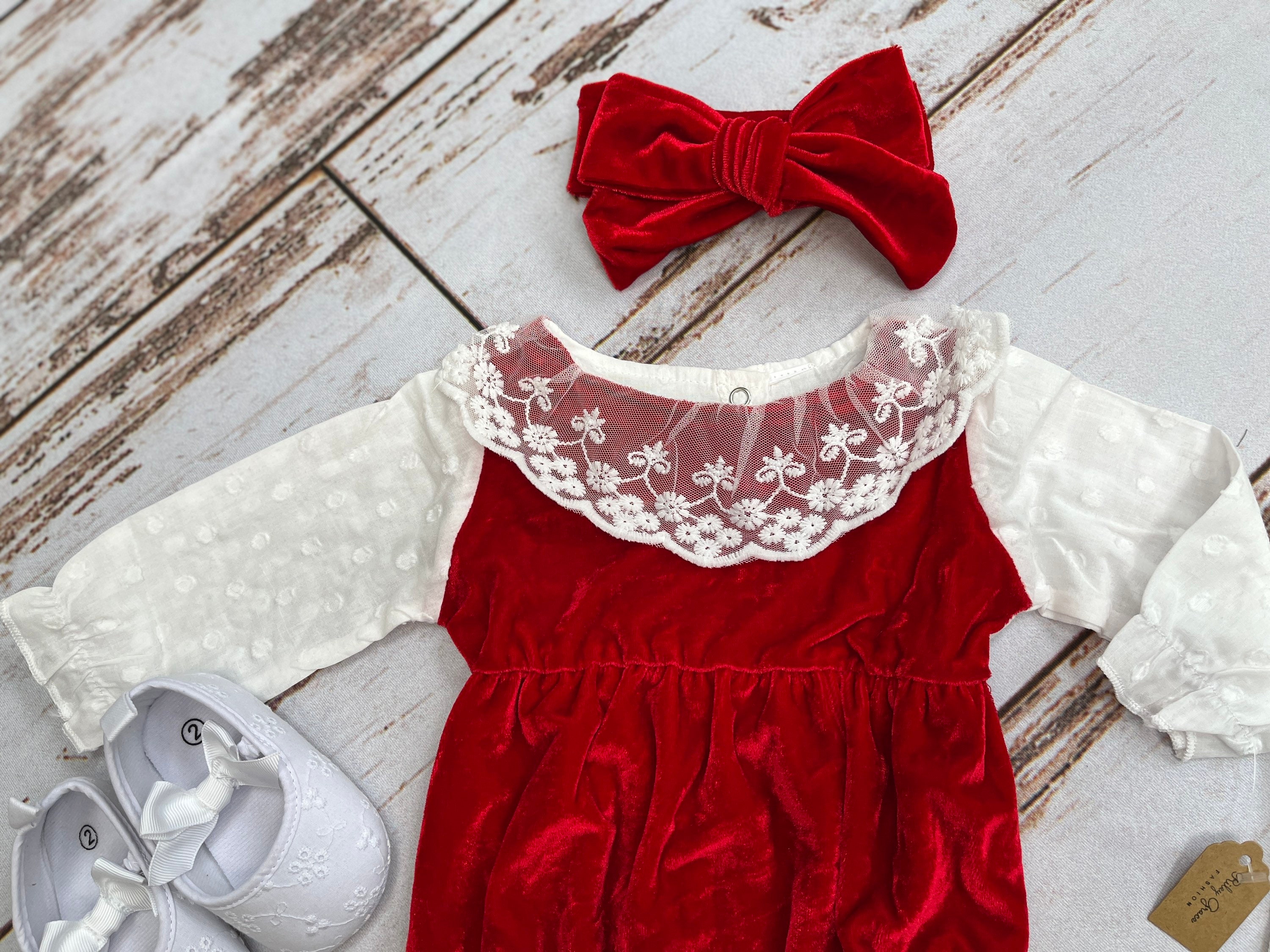 Baby Girl Christmas Clothes Toddler Girl Clothes Red Etsy