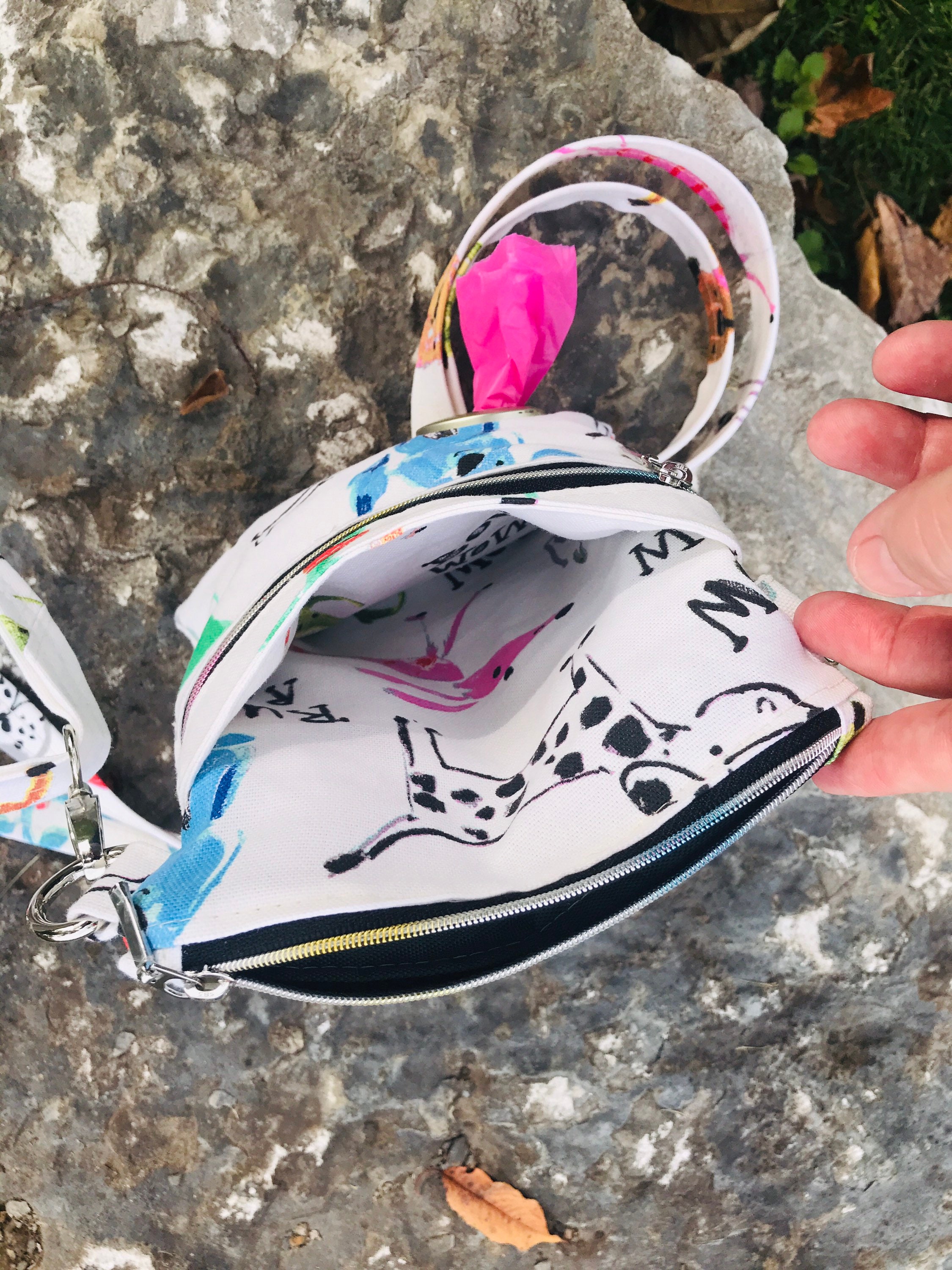 Dog Walking Poop Bag Hands Free Poop Bag Dispenser Puppy Etsy