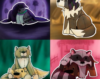 Lovers Pets Plushies | Set 2 Sticker Sheet