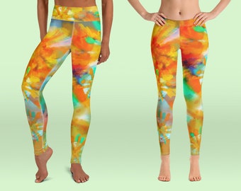 Tie Dye Leggings - Yoga Leggings Tie Dye - Boho Leggings - Tie Dye Workout - Hippie Leggings - Christmas Gift - Christmas Gifts For Her