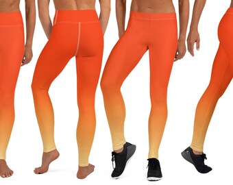 Tangerine Capri Yoga Pants