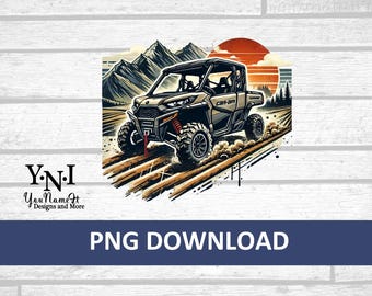 Can-Am Off-Road UTV PNG | Adventure Vehicle Outdoor Digital Download