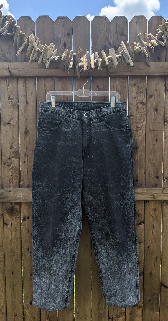 Levi's White Tab Acid Wash Jeans