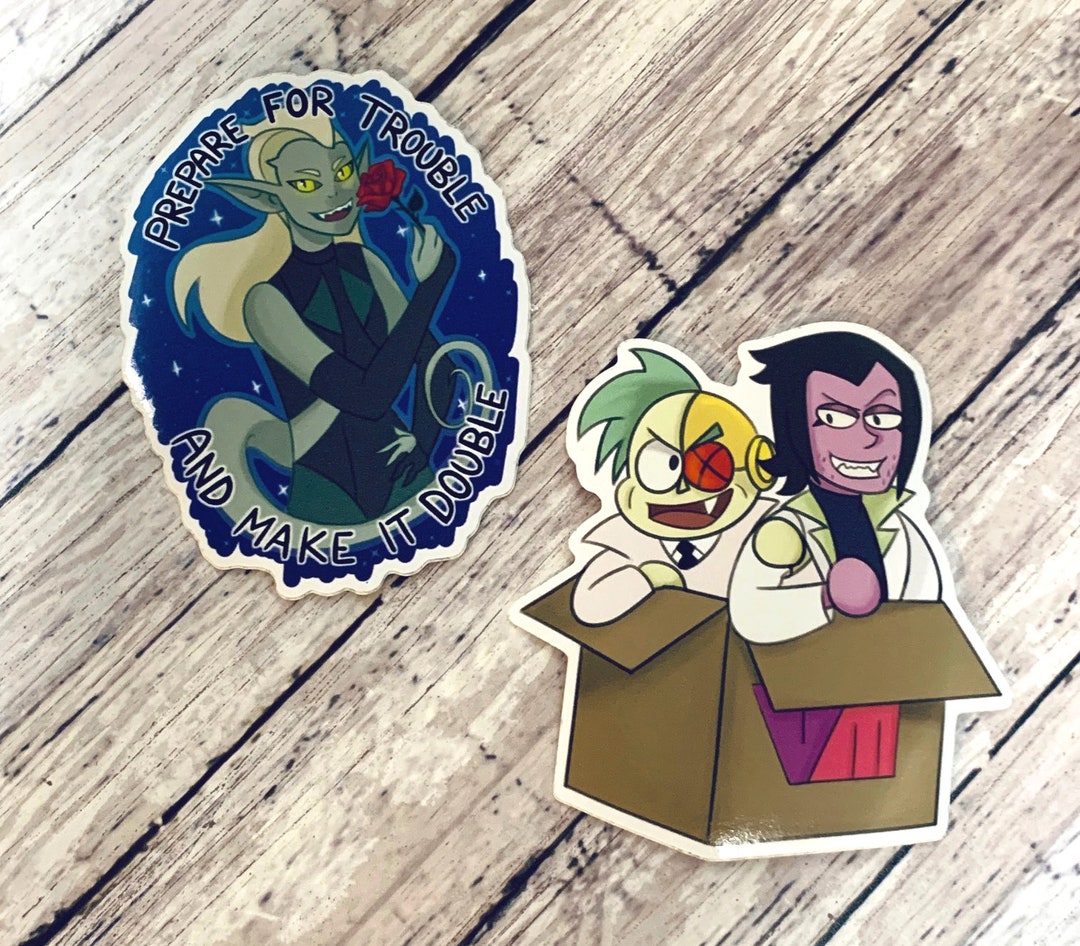 Cartoon Stickers - OK! KO! & She-ra - Etsy