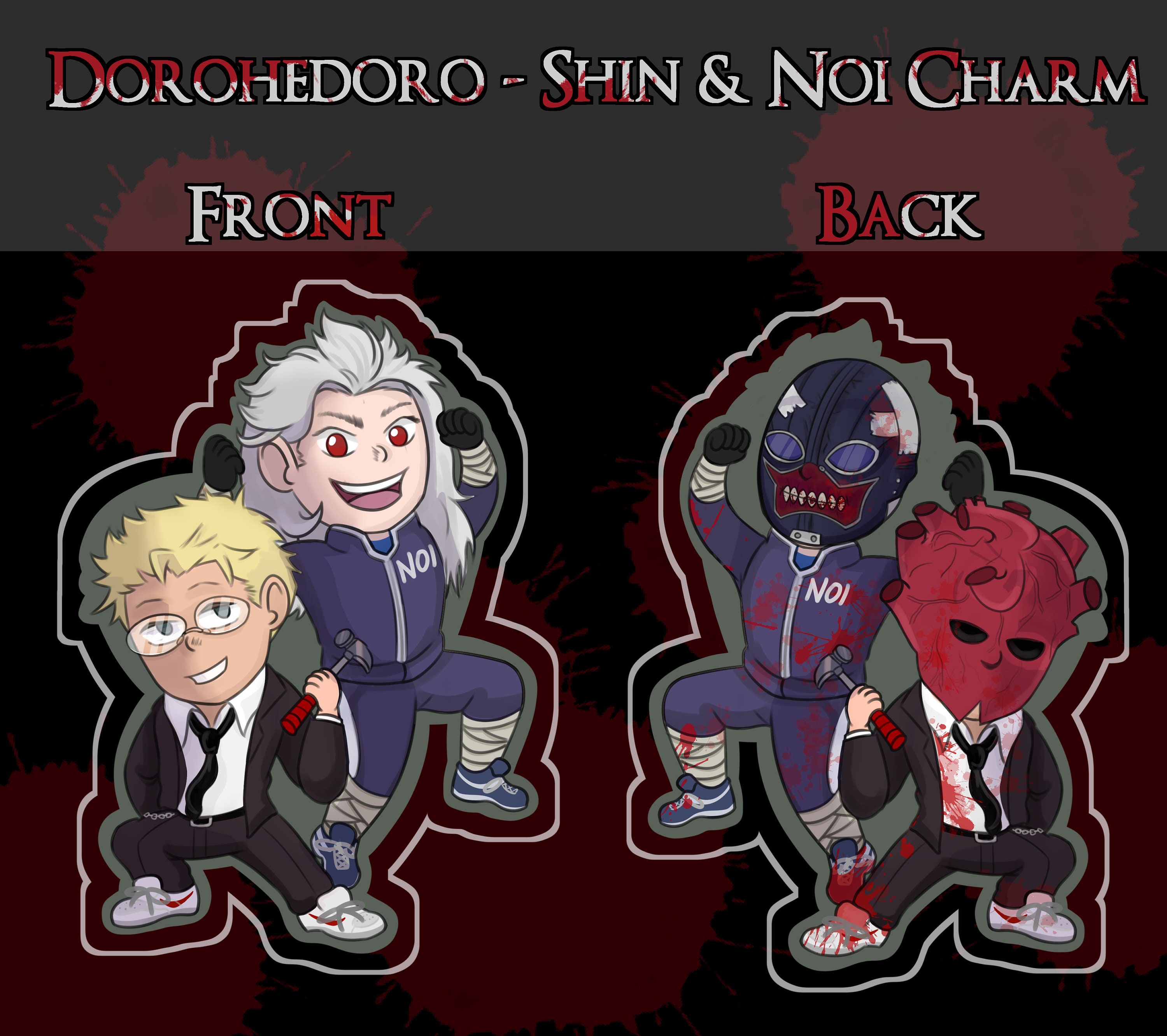 Dorohedoro Shin Noi Charm Etsy