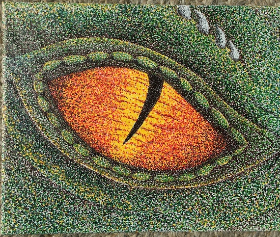 Dragon Eye Pixel Art Grid - Pixel Art Grid Gallery